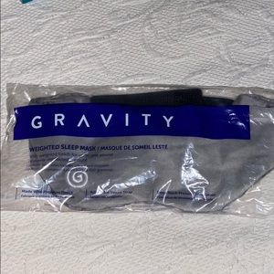 Gravity weighted sleep mask